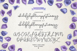 Violetta Font Pack