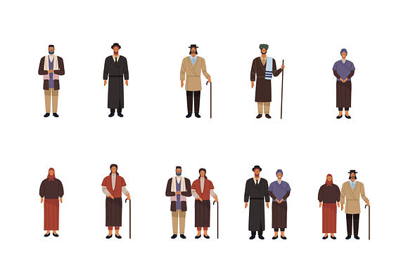 Orthodox Jewish Illustration Design preview 2