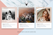 Rose Gold ANIMATED Instagram Posts, a Social Media Template by SilverStag Type Foundry (Thumbnail 10 of 15)