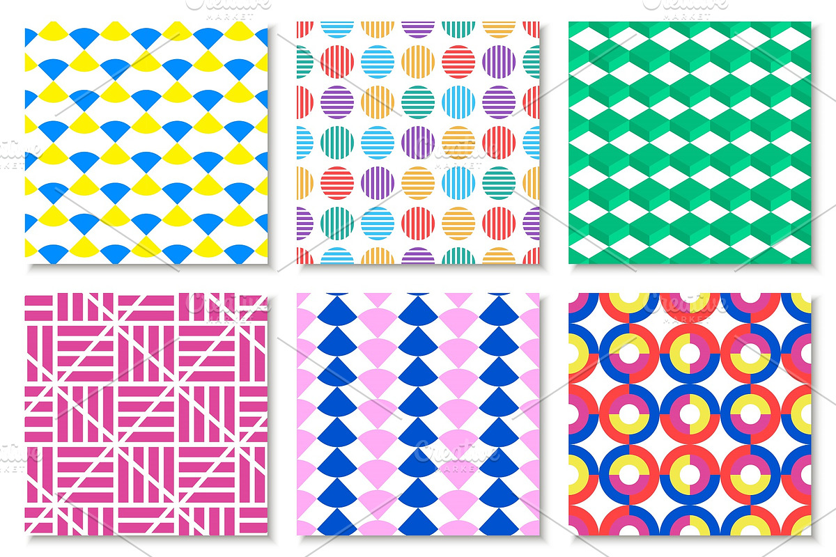 Bright colorful geometric patterns, a Pattern Graphic by ExpressShop (Photo 8 of 9)