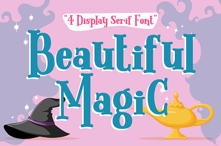 Beautiful Magic - 4 Display Serif, a Slab Serif Font by PutraCetol Studio