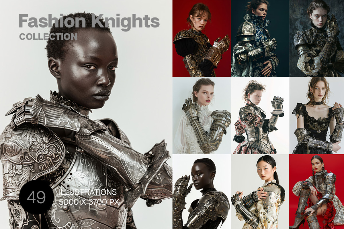49 Fashion Knights, a Beauty & Fashion Photo by Handmadefont (Photo 1 of 9)