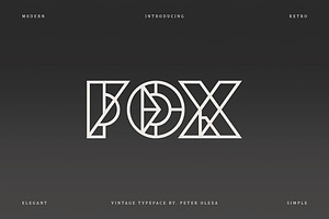 Fox Geometric Font