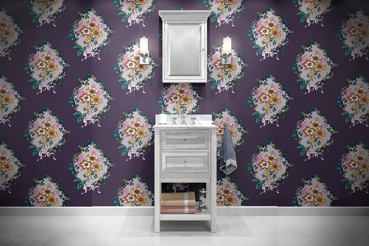 Floral Medallion Seamless Pattern, a Pattern Graphic by StudioGlouna (Photo 7 of 11)