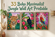 33 Boho Maximalist Jungle Printable, a Decorative Illustration by Image for Sale (Thumbnail 1 of 3)