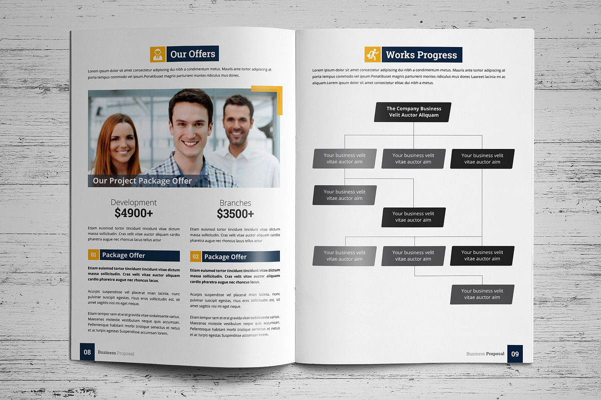 Business Proposal Template V2, a Brochure Template by JanySultana (Photo 5 of 14)