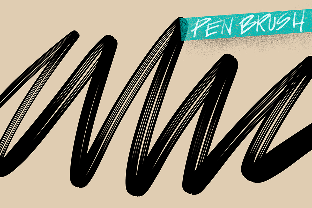 Skid Procreate lettering brushes, a Brush Add-On by YokoBlue (Photo 2 of 16)