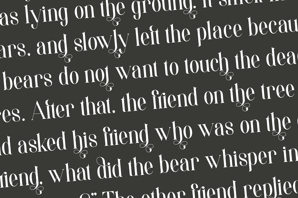 Amelia - Modern Serif Font, a Serif Font by Aqeel_Art (Photo 8 of 12)