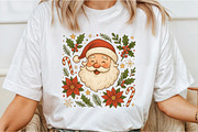 Vintage Santa Face PNG Clipart, an Illustration by Libby Wishes (Thumbnail 2 of 6)