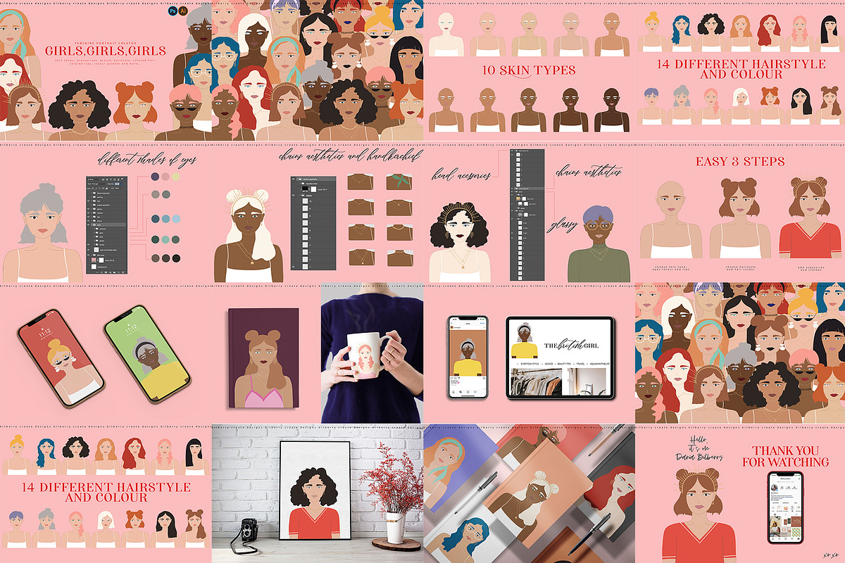 WHOLE SHOP 13969 BUNDLE, an Object Illustration by BilberryCreates (Photo 34 of 70)