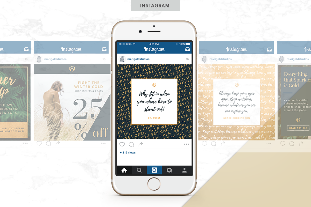 MARIGOLD | Instagram Canva Bundle, a Social Media Template by Marigold Studios (Photo 19 of 48)