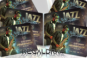 Jazz Saxophone Flyer, a Flyer Template by regalDRAW (Thumbnail 3 of 3)