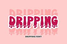 Dripping - Melting Slime Font