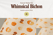 Whimsical Bichon: Kawaii Sticker Kit, an Animal Illustration by divanovskaya_nv (Thumbnail 15 of 18)