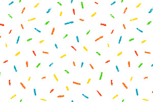 Crayon Donut Seamless Pattern, a Pattern Graphic by Elena Pimukova