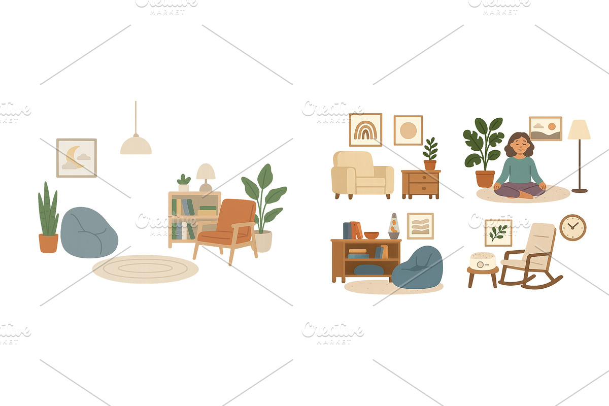 Cozy interior design ideas for, an Object Illustration by ZinetroN