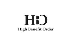 triple letter hbd vector template