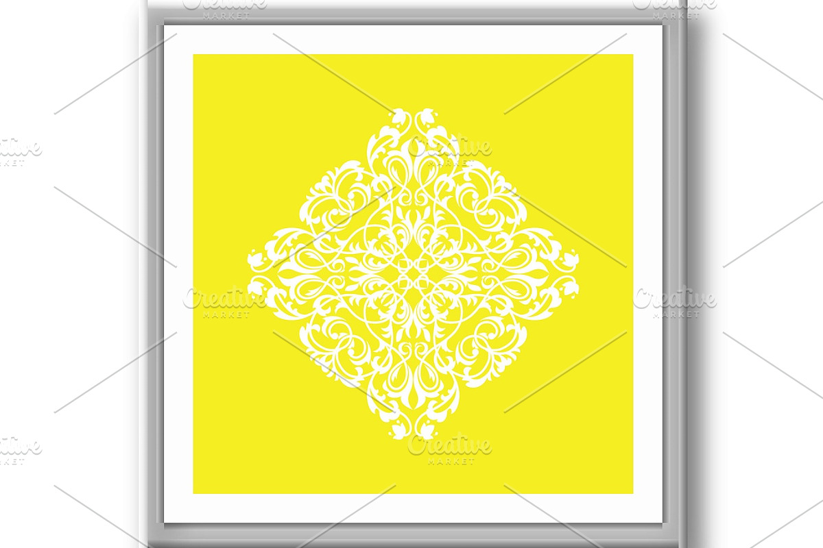 Damask graphic ornament. Floral, an Illustration by RODINA (Photo 3 of 3)