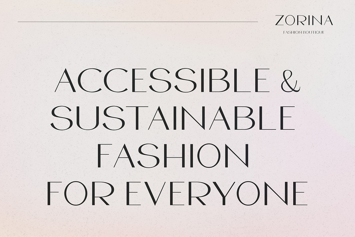 Zorina - Elegant Fashion Typeface, a Serif Font by HipFonts (Photo 6 of 7)