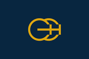initial letter CH or HC elegant logo, a Branding & Logo Template by Rasagama Studio