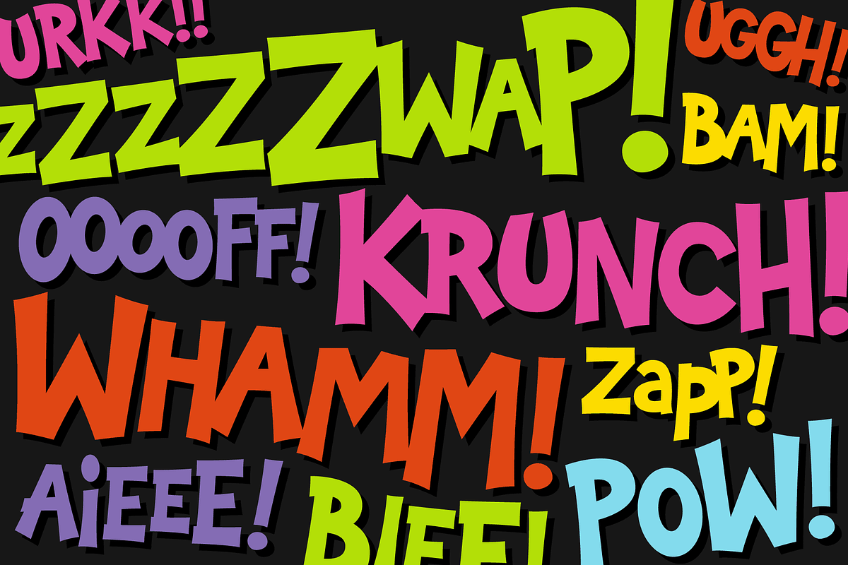 Laughing Matters: Comedy Font, a Font by Wingsart Studio (Photo 9 of 16)