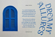 Arbane – Art Nouveau Font, a Serif Font by Craft Supply Co. (Thumbnail 5 of 8)