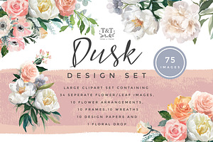 Flower Clipart - Dusk