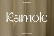 Ramole Elegant Serif, a Serif Font by Luna Shop (Thumbnail 1 of 9)