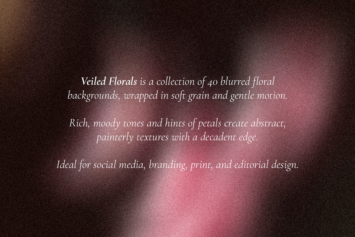 Veiled Florals - Blurry Backgrounds, a Background Graphic by Dina Mae (Photo 2 of 14)