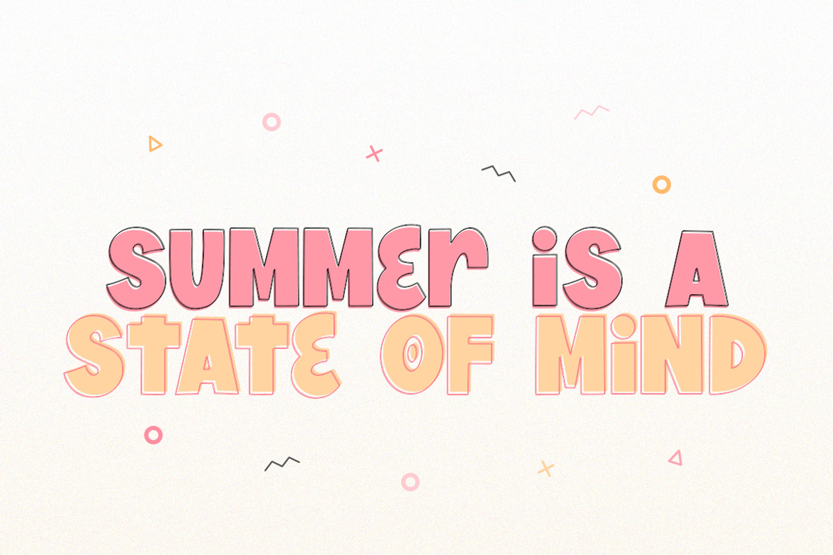 Summertime Font Duo preview 4