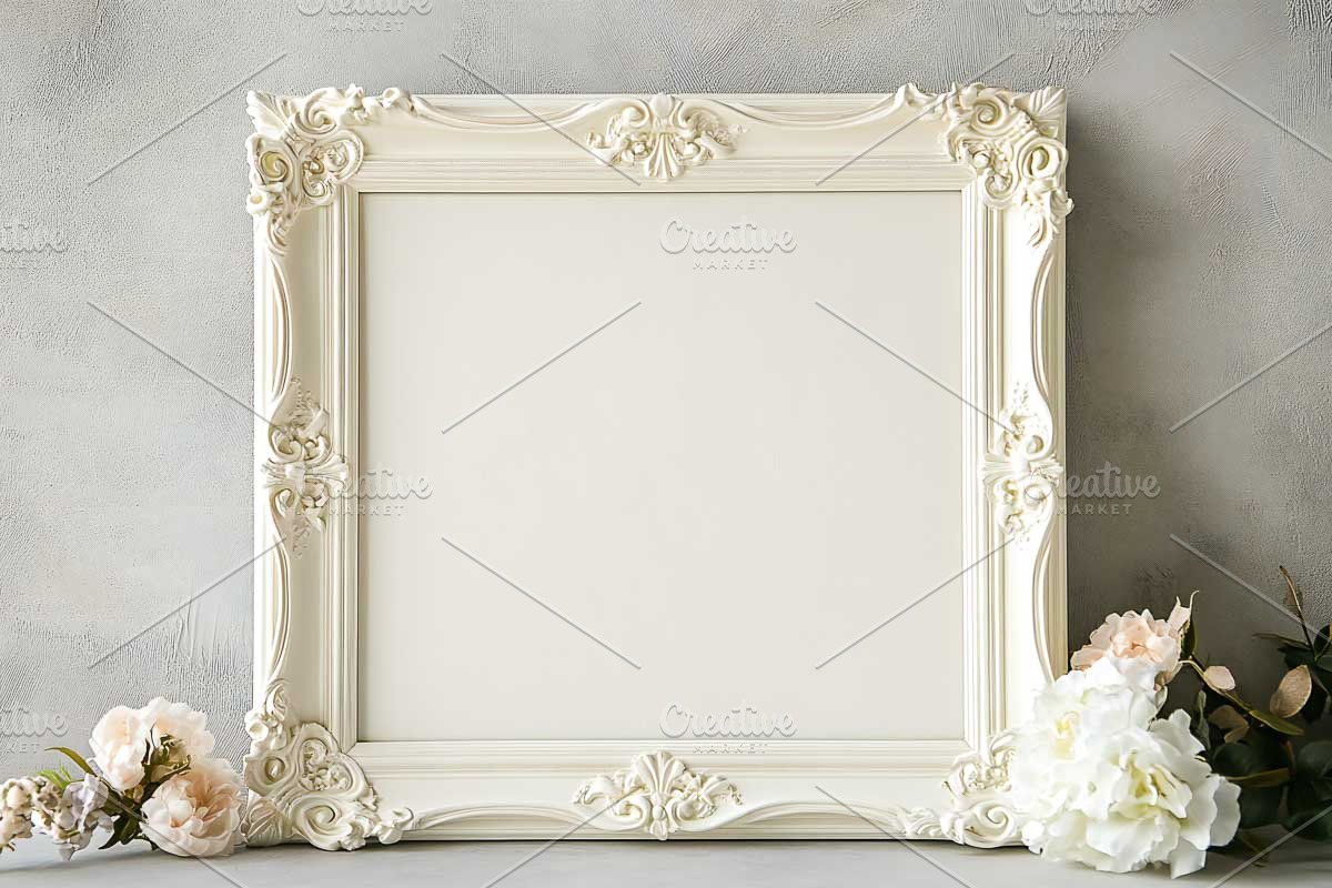 Empty Poster Frame in Interior, an Arts & Entertainment Photo by VetalStock (Photo 8 of 11)