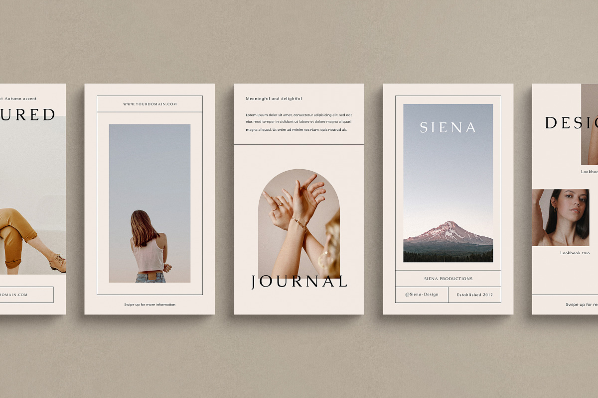 Siena Instagram Stories, a Social Media Template by Ruben Stom (Photo 2 of 9)