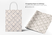 Coquette Bows & Rococo Pattern, a Wallpaper Graphic by Yello_illustration (Thumbnail 8 of 16)