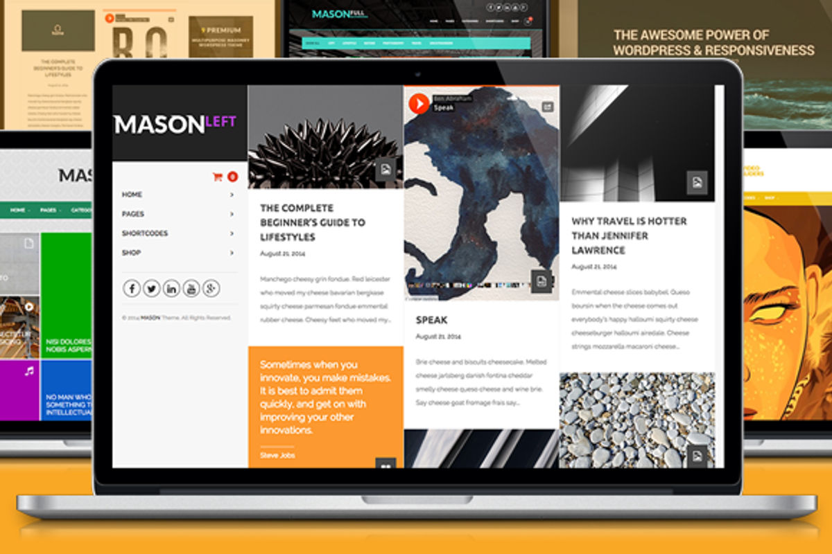Mason - Ultimate Masonry WP Theme, a WordPress Template by WPBootstrap (Photo 4 of 5)