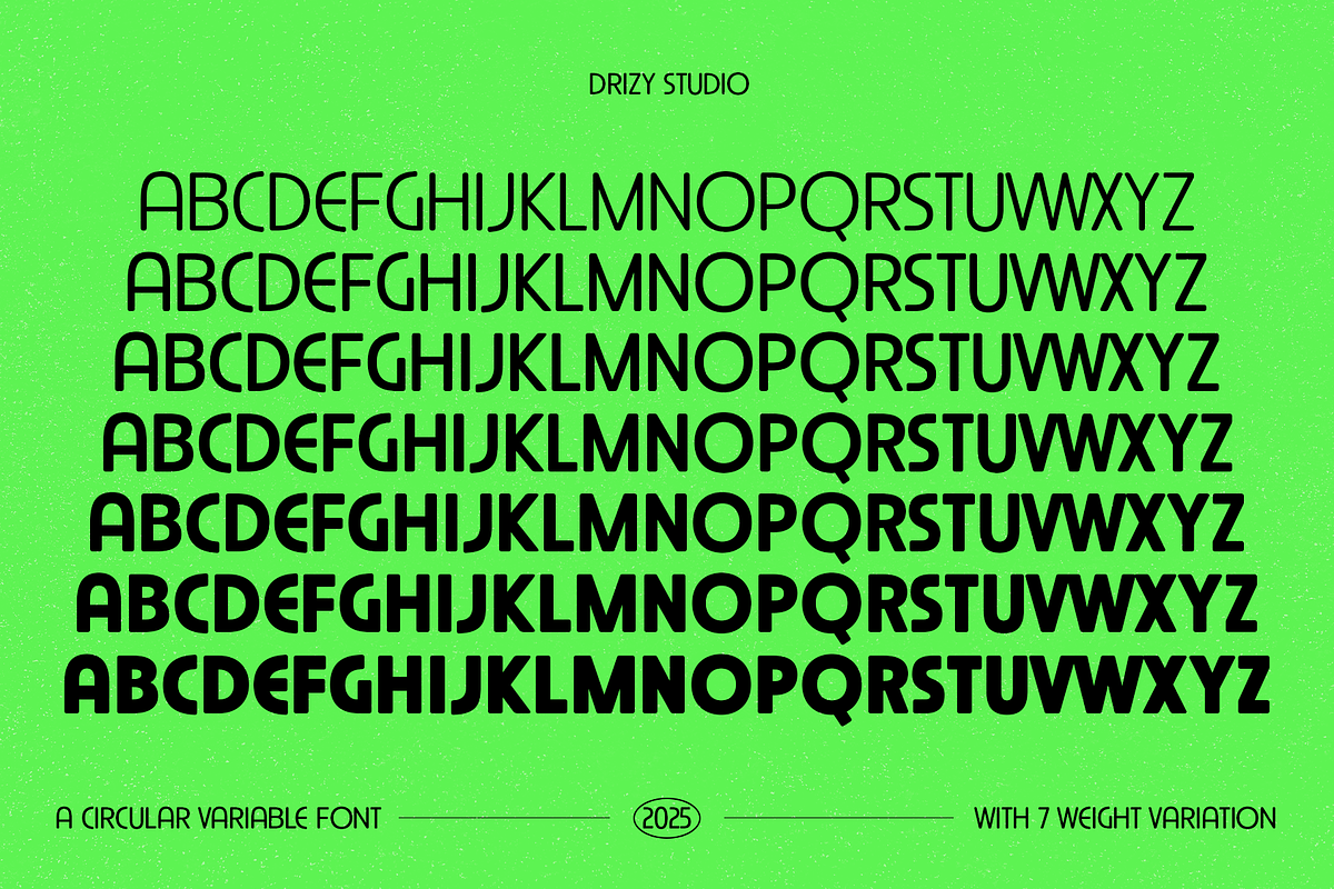 Cengo – Circular Sans Variable Font, a Sans Serif Font by Drizy