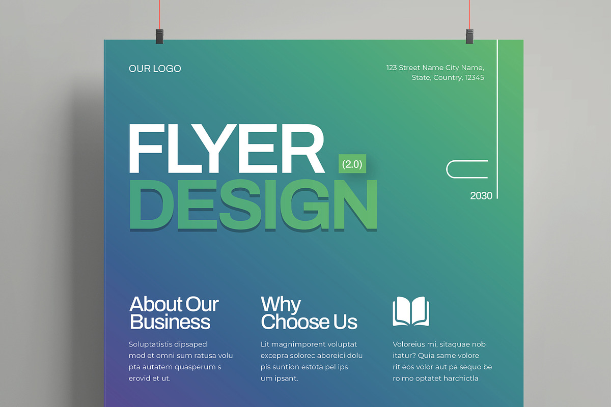 Business Flyer Template, a Flyer Template by MightyDesign (Photo 2 of 8)