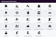 Amusement Park Icons, a Solid Icon by Symbolic Language (Thumbnail 5 of 6)