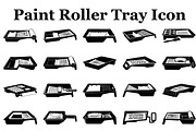 Paint Roller Tray Icon Silhouette, an Icon by hafijul (Thumbnail 1 of 10)