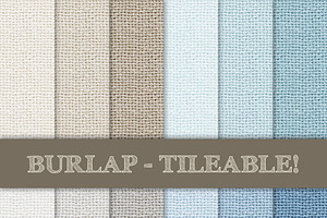 Burlap Textured Pattern - Tileable