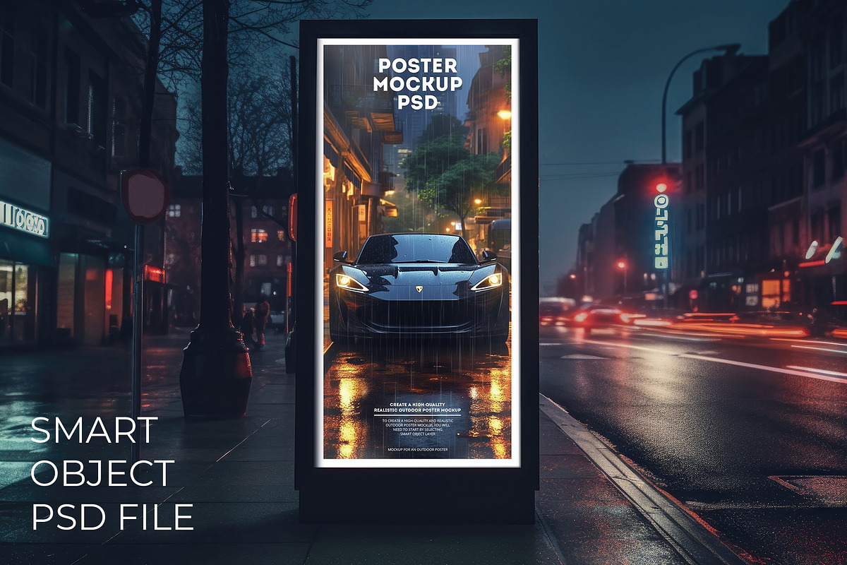 20 Street Poster and Banner Mockups, an Advertising Mockup by optimism (Photo 20 of 21)