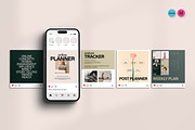 Online Planner Post Template, a Social Media Template by Creatiya Type (Thumbnail 1 of 6)