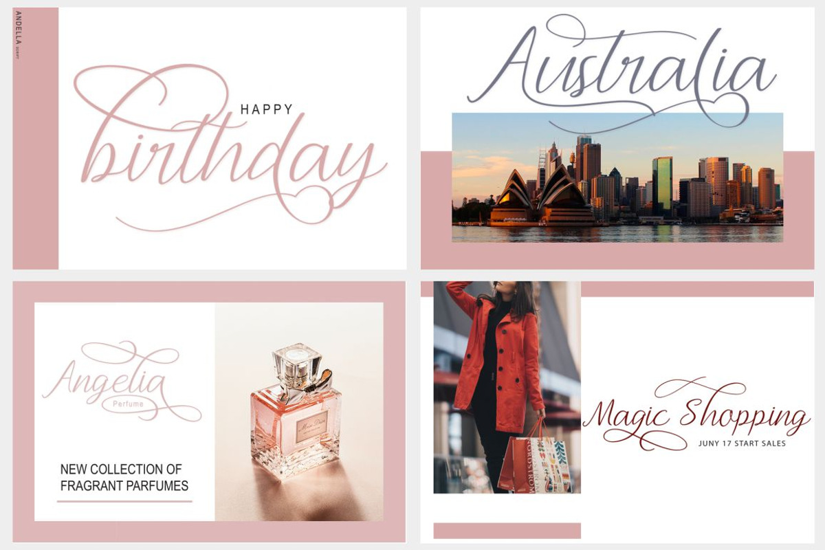 All in one Font Bundles, a Script Font by MSG Studio (Photo 3 of 15)