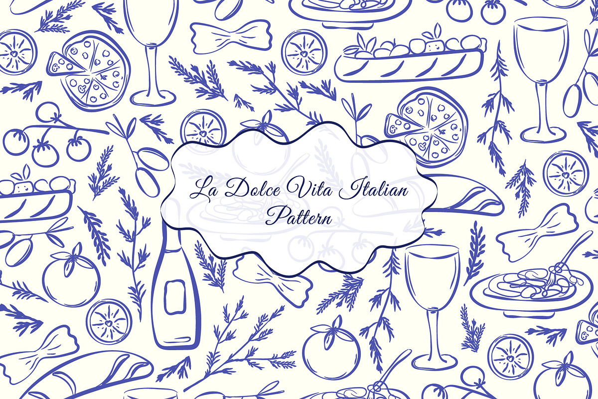 Italy pattern, a Pattern Graphic by Groovy Arts (Photo 1 of 5)