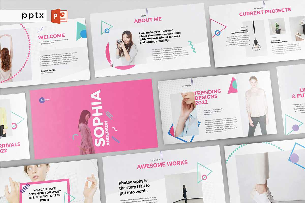 PERSONAL - Powerpoint Template, a Presentation Template by Shafura