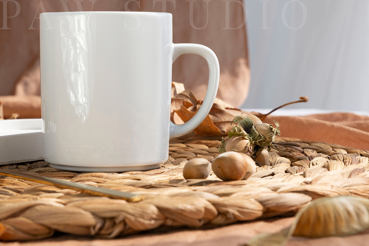 Autumn Mug Mockup Coffee Cup fall2, a Product Mockup by PawMockups (Photo 4 of 10)