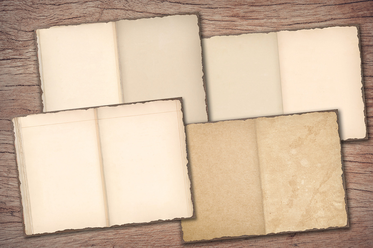 Old Blank Textured Journal Paper, a Texture Illustration by Secret Helper (Photo 3 of 6)