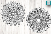 Round Hand drawn Mandalas Meditation, a Graphic by Vibrant Design Shop (Thumbnail 2 of 6)