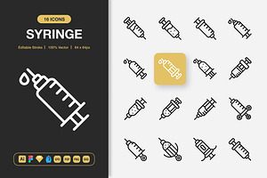 Syringe Icons