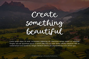 Fluria | Unique Decorative Font, a Handwritten Font by Everyday Perfection (Thumbnail 5 of 5)