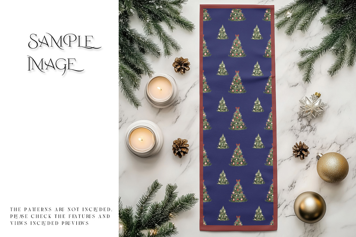 Christmas Table Runner Mockups, a Household Mockup by mock-ups (Photo 13 of 15)